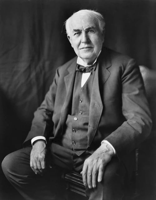 O inventor Thomas Edison. Créditos: Wikimedia Commons.
